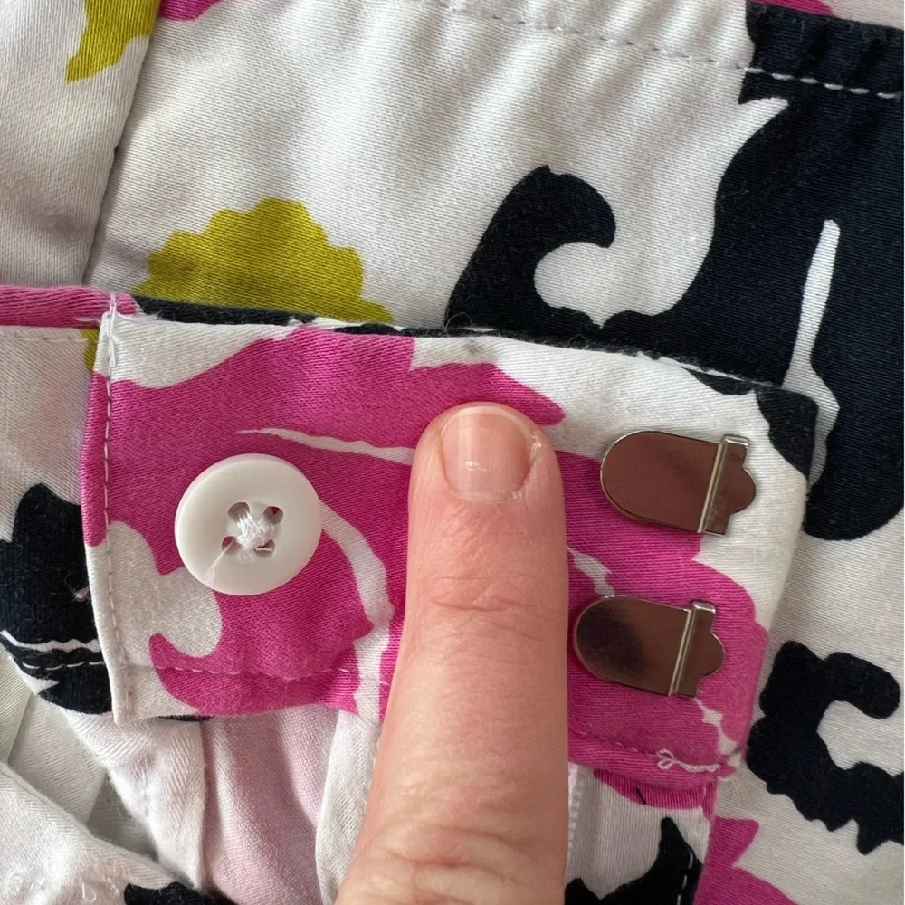 Banana Republic Milly Collection Feathers Short in Neon Hibiscus, 0 - Picture 9 of 10